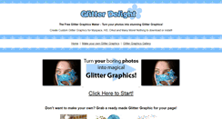 Desktop Screenshot of glitterdelight.com